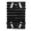 LEDTM® GOLIATH 90105 Προβολέας για Γήπεδα Tennis & Ποδοσφαίρου 5x5 LED 1000W 150000lm 75°x135° SDCM<5 Fish Eye Lens AC 220-240V Αδιάβροχο IP65 IK08 Φυσικό Λευκό 5000K - Lumileds SMD Chip & Mean Well Driver - Μαύρο Ματ - Μ62 x Π22 x Υ90cm - 5 Χρόνια Εγγύηση - Image 7