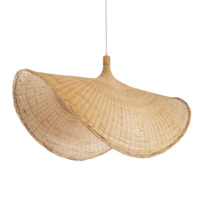 Alternative view of LEDTM® CUBA 01769 Boho Κρεμαστό Φωτιστικό Οροφής με Ντουί 1 x E27 AC 220-240V IP20 - Μπεζ - Μ100 x Π100 x Υ55cm