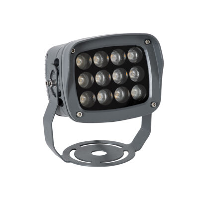 Alternative view of LEDTM® FLOODXENA 90120 Προβολέας Σποτ Wall Washer LED 12W 1260lm 10° AC 220-240V Αδιάβροχο IP65 Ultra Θερμό Λευκό 2200K - Bridgelux SMD Chip - Γκρι Ανθρακί Ματ - Μ13.5 x Π11 x Υ15cm - 3 Χρόνια Εγγύηση