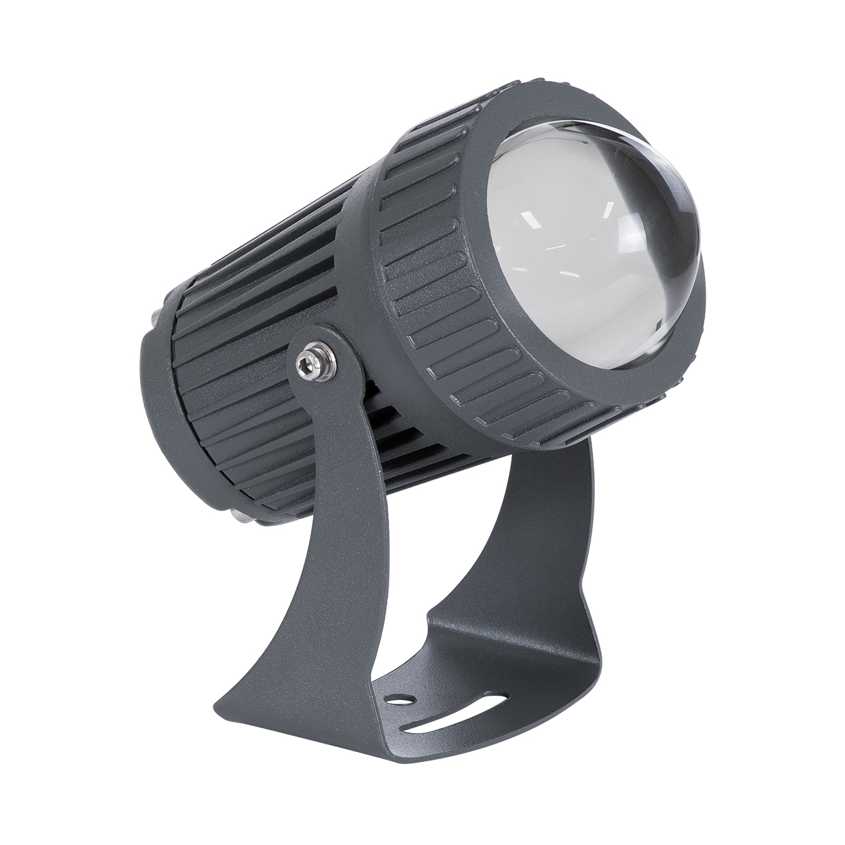 LEDTM® SPOTFENIA 90136 Αρχιτεκτονικό Σποτ Φωτισμου LED 10W 850lm 5° DC 24V Αδιάβροχο IP65 Μπλε Dimmable - Bridgelux COB Chip - Γκρι Ανθρακί - Μ7 x Π7 x Υ12cm - 3 Χρόνια Εγγύηση - Image 3