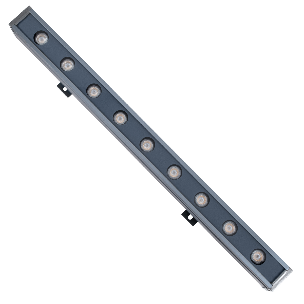 LEDTM® WASHERMARGO 90171 Μπάρα Φωτισμού Wall Washer LED 9W 945lm 30° DC 24V Αδιάβροχο IP65 Ultra Θερμό Λευκό 2200K Dimmable - Bridgelux SMD Chip - Γκρι Ανθρακί - Μ50 x Π4 x Υ5cm - 3 Χρόνια Εγγύηση - Image 3