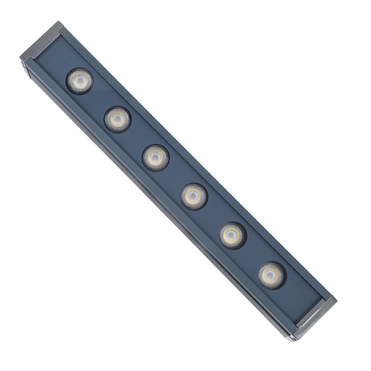 LEDTM® WASHERMARGO 90181 Μπάρα Φωτισμού Wall Washer LED 6W 720lm 30° DC 24V Αδιάβροχο IP65 Ψυχρό Λευκό 6000K Dimmable - Bridgelux SMD Chip - Γκρι Ανθρακί - Μ30 x Π4 x Υ5cm - 3 Χρόνια Εγγύηση - Image 3