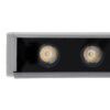 LEDTM® WASHERFAIA 90186 Μπάρα Φωτισμού Wall Washer με Αντιθαμβωτική Γρίλια LED 24W 2640lm 15° DC 24V Αδιάβροχο IP65 Θερμό Λευκό 2700K Dimmable - Bridgelux SMD Chip - Ασημί - Μ100 x Π4 x Υ5.5cm - 3 Χρόνια Εγγύηση - Image 9