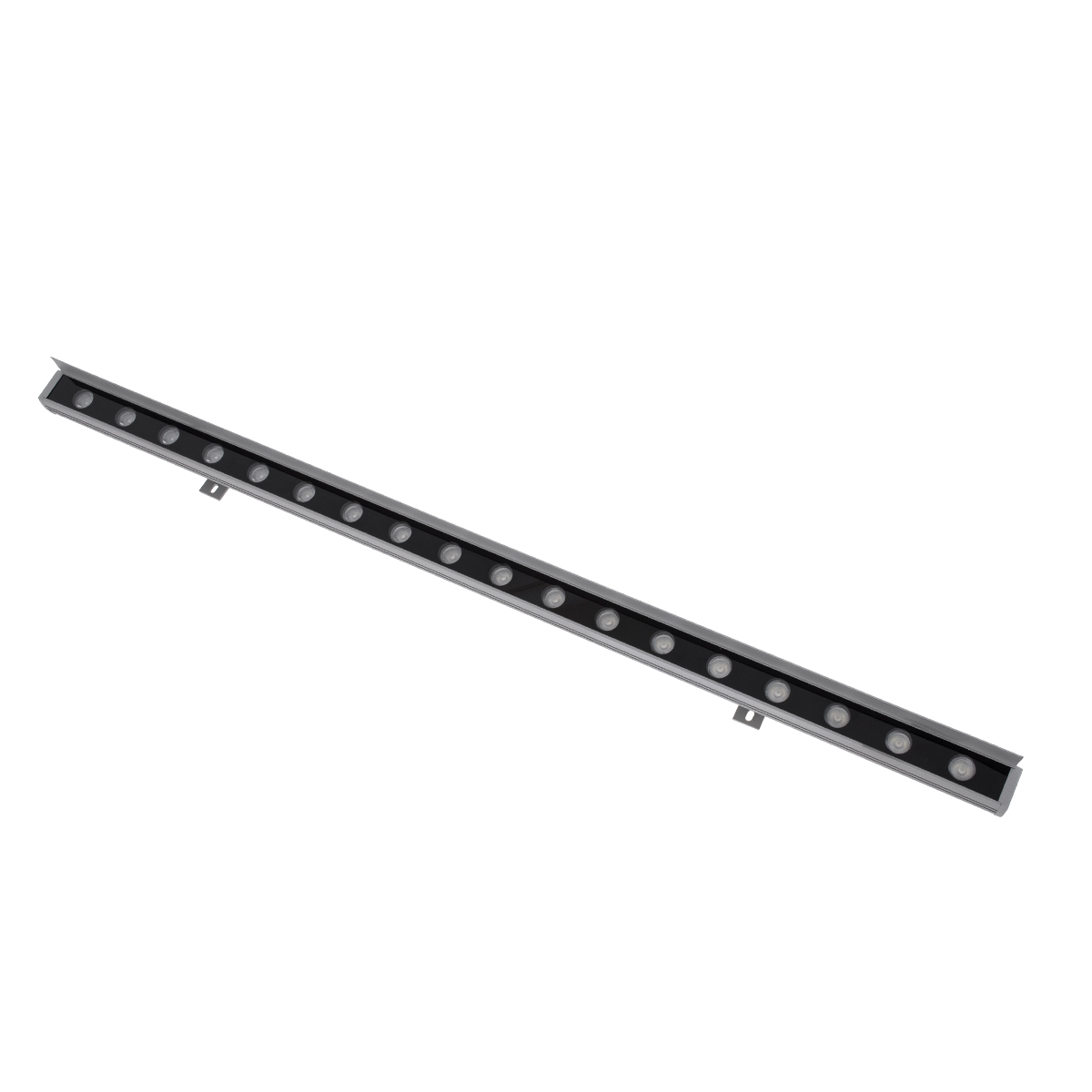LEDTM® WASHERFAIA 90189 Μπάρα Φωτισμού Wall Washer με Αντιθαμβωτική Γρίλια LED 24W 2040lm 15° DC 24V Αδιάβροχο IP65 Πολύχρωμο RGBW Dimmable DMX512 - Bridgelux SMD Chip - Γκρι Ανθρακί - Μ100 x Π4 x Υ5.5cm - 3 Χρόνια Εγγύηση - Image 3