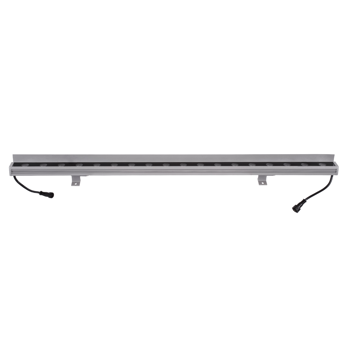 LEDTM® WASHERFAIA 90189 Μπάρα Φωτισμού Wall Washer με Αντιθαμβωτική Γρίλια LED 24W 2040lm 15° DC 24V Αδιάβροχο IP65 Πολύχρωμο RGBW Dimmable DMX512 - Bridgelux SMD Chip - Γκρι Ανθρακί - Μ100 x Π4 x Υ5.5cm - 3 Χρόνια Εγγύηση - Image 5