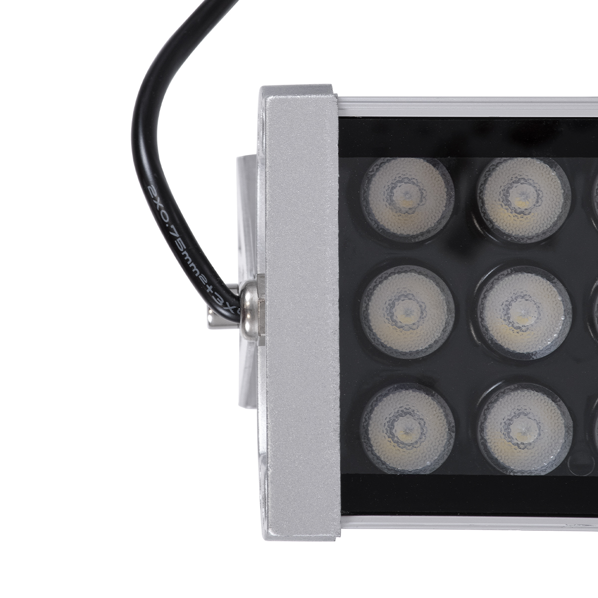 LEDTM® WASHERGAIA 90218 Μπάρα Φωτισμού Wall Washer LED 216W 18360lm 10° DC 24V Αδιάβροχο IP67 Πολύχρωμο RGBW Dimmable DMX512 - Bridgelux SMD Chip - Ασημί - Μ100 x Π10.2 x Υ9.5cm - 3 Χρόνια Εγγύηση - Image 9