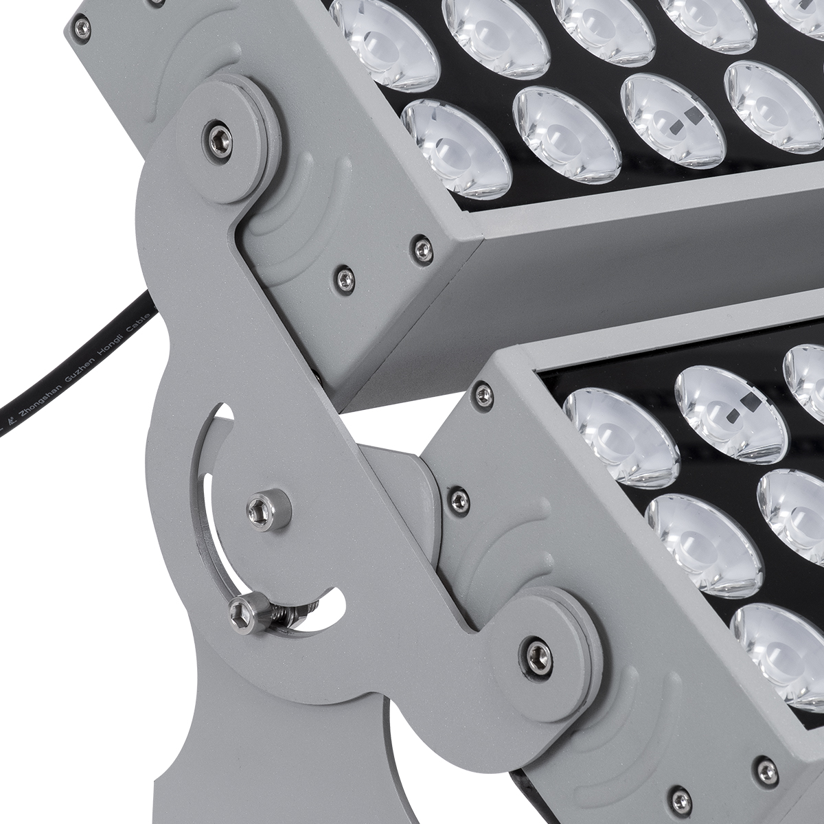 LEDTM® FLOOD-ZENA 90220 Προβολέας Wall Washer για Φωτισμό Κτιρίων LED 120W 10800lm 3° DC 24V Αδιάβροχο IP65 L38 x W30.5 x H24cm Θερμό Λευκό 2700K - Ασημί - 3 Years Warranty - Image 11