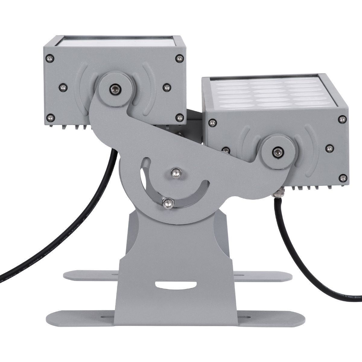 LEDTM® FLOOD-ZENA 90220 Προβολέας Wall Washer για Φωτισμό Κτιρίων LED 120W 10800lm 3° DC 24V Αδιάβροχο IP65 L38 x W30.5 x H24cm Θερμό Λευκό 2700K - Ασημί - 3 Years Warranty - Image 7