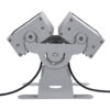 LEDTM® FLOOD-ZENA 90220 Προβολέας Wall Washer για Φωτισμό Κτιρίων LED 120W 10800lm 3° DC 24V Αδιάβροχο IP65 L38 x W30.5 x H24cm Θερμό Λευκό 2700K - Ασημί - 3 Years Warranty - Image 8