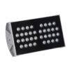 LEDTM® FLOOD-TENA 90222 Προβολέας Wall Washer για Φωτισμό Κτιρίων LED 72W 6120lm 10° DC 24V Αδιάβροχο IP65 L29.8 x W15.5 x H18cm RGBW DMX512 - Ασημί - 3 Years Warranty - Image 3