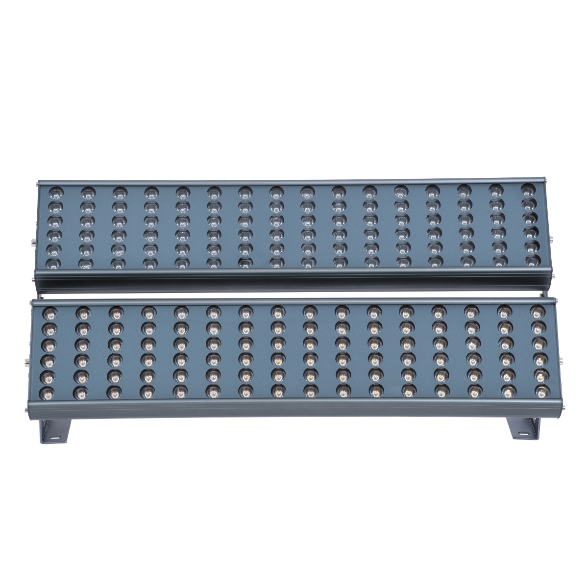 LEDTM® FLOOD-TENA 90225 Προβολέας Wall Washer για Φωτισμό Κτιρίων LED 192W 17280lm 10° DC 24V Αδιάβροχο IP65 L68.5 x W33 x H24cm Θερμό Λευκό 2700K - Ασημί - 3 Years Warranty - Image 4