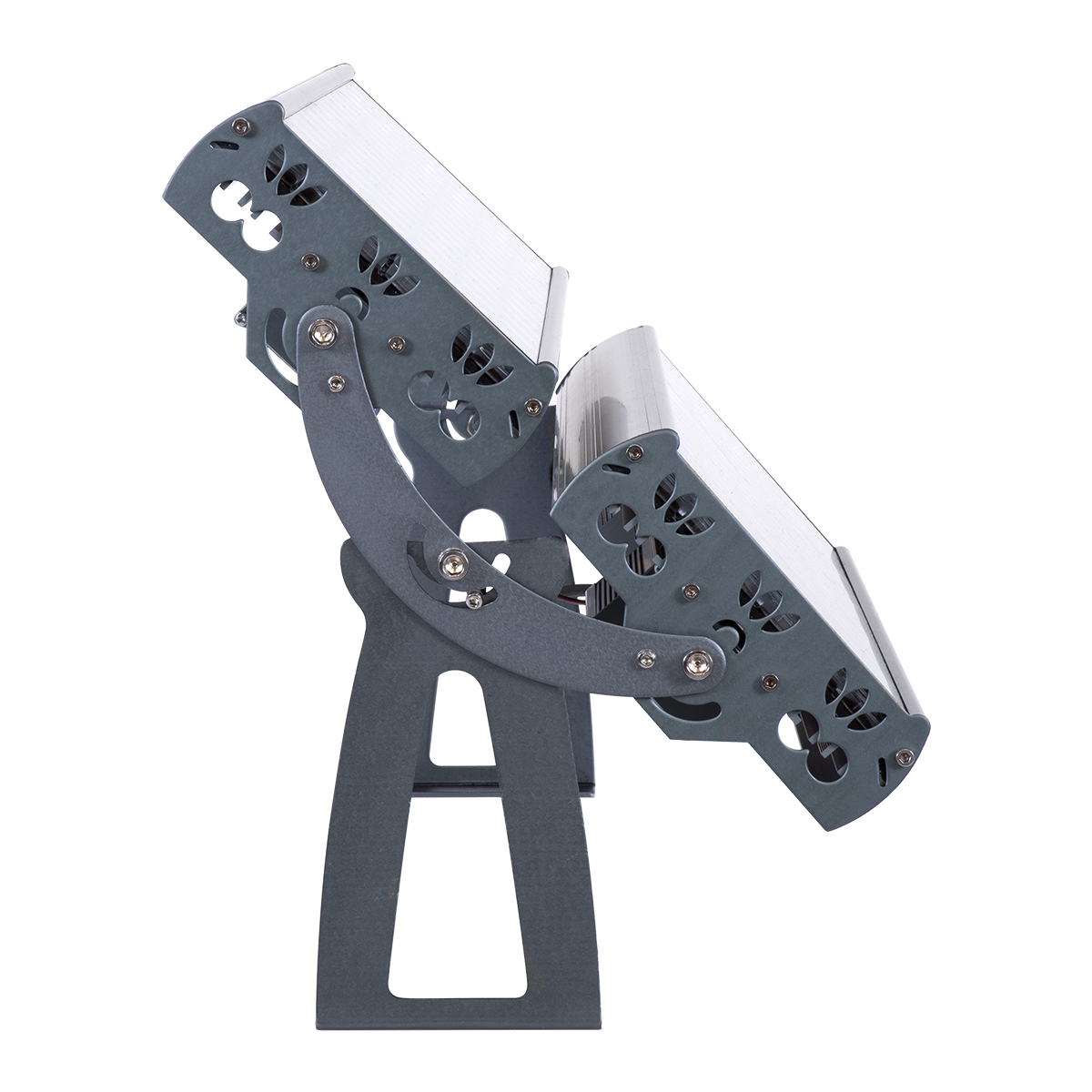 LEDTM® FLOOD-TENA 90225 Προβολέας Wall Washer για Φωτισμό Κτιρίων LED 192W 17280lm 10° DC 24V Αδιάβροχο IP65 L68.5 x W33 x H24cm Θερμό Λευκό 2700K - Ασημί - 3 Years Warranty - Image 6