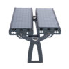 LEDTM® FLOOD-TENA 90225 Προβολέας Wall Washer για Φωτισμό Κτιρίων LED 192W 17280lm 10° DC 24V Αδιάβροχο IP65 L68.5 x W33 x H24cm Θερμό Λευκό 2700K - Ασημί - 3 Years Warranty - Image 9