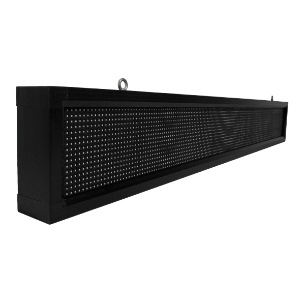 LEDTM® DISPLAY 90261 Κυλιόμενη Ψηφιακή Επιγραφή P10 Μονής Όψης LED AC 220-240V Αδιάβροχο IP54 Κόκκινο - WiFi Control μέσω FK APP - Αισθητήρας Θερμοκρασίας & Υγρασίας - Μ168 x Π9 x Υ24cm - 2 Χρόνια Εγγύηση - Image 2