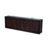 LEDTM® DISPLAY 90268 Κυλιόμενη Ψηφιακή Επιγραφή 64x16cm P10 Διπλής Όψης LED AC 220-240V Αδιάβροχο IP65 Κόκκινο - WiFi Control μέσω FK APP - Αισθητήρας Θερμοκρασίας & Υγρασίας - Μ70.5 x Π11 x Υ22.5cm - 2 Χρόνια Εγγύηση - Image 9