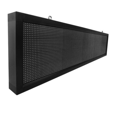 Alternative view of LEDTM® DISPLAY 90284 Κυλιόμενη Ψηφιακή Επιγραφή 160x32cm P10 Μονής Όψης LED AC 220-240V Αδιάβροχο IP65 Πορτοκαλί - WiFi Control μέσω FK APP - Αισθητήρας Θερμοκρασίας & Υγρασίας - Μ168 x Π9 x Υ40cm - 2 Χρόνια Εγγύηση