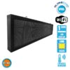 LEDTM® DISPLAY 90284 Κυλιόμενη Ψηφιακή Επιγραφή 160x32cm P10 Μονής Όψης LED AC 220-240V Αδιάβροχο IP65 Πορτοκαλί - WiFi Control μέσω FK APP - Αισθητήρας Θερμοκρασίας & Υγρασίας - Μ168 x Π9 x Υ40cm - 2 Χρόνια Εγγύηση