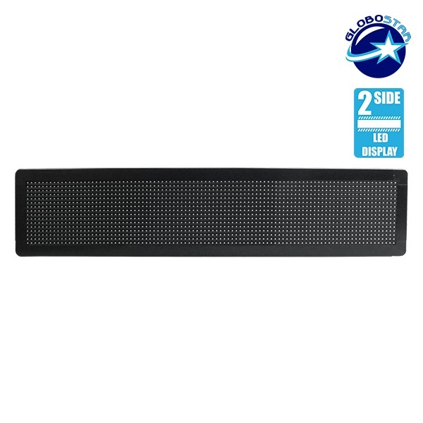 LEDTM® DISPLAY 90300 Κυλιόμενη Ψηφιακή Επιγραφή Διπλής Όψης 96x16cm P10 96x16 Pixel LED 180W AC 220-240V Αδιάβροχο IP65 Ψυχρό Λευκό 6000K - WiFi Control μέσω FK APP - Αισθητήρας Θερμοκρασίας & Υγρασίας - Μ104 x Π12 x Υ20cm - 2 Χρόνια Εγγύηση - Image 4