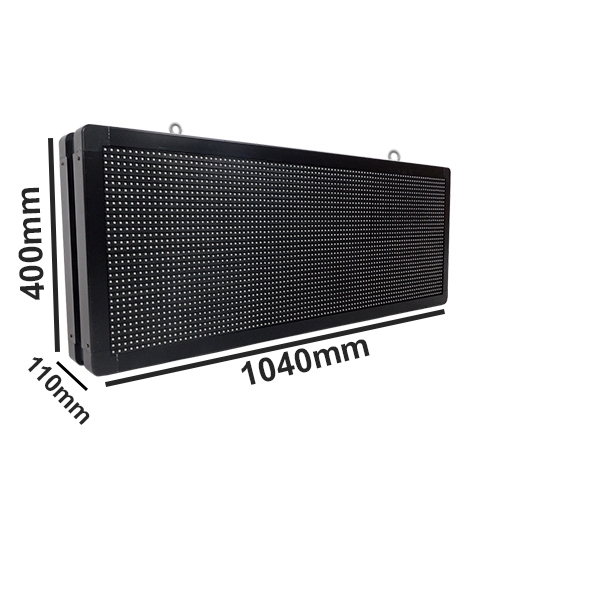 LEDTM® DISPLAY 90322 Κυλιόμενη Ψηφιακή Επιγραφή P10 Διπλής Όψης LED AC 220-240V Αδιάβροχο IP65 Πράσινο - WiFi Control μέσω FK APP - Αισθητήρας Θερμοκρασίας & Υγρασίας - Μ104 x Π12 x Υ40cm - 2 Χρόνια Εγγύηση - Image 7