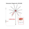 LEDTM® DIGIFRWORKS 90339 Σετ Ψηφιακής Pixel Addressable Ταινίας με RF Ασύρματο Χειριστήριο & Λειτουργία μέσω WiFi APP LED 50W 3000lm 120° DC 5V με USB 2.0 IP20 156 x SMD5050 Chip 156 x Pixel Πολύχρωμο RGB Dimmable SPI/TTL Protocol - Sanan SMD Chip - Μ205 x Π105 x Υ1.5cm - 2 Χρόνια Εγγύηση - Image 9