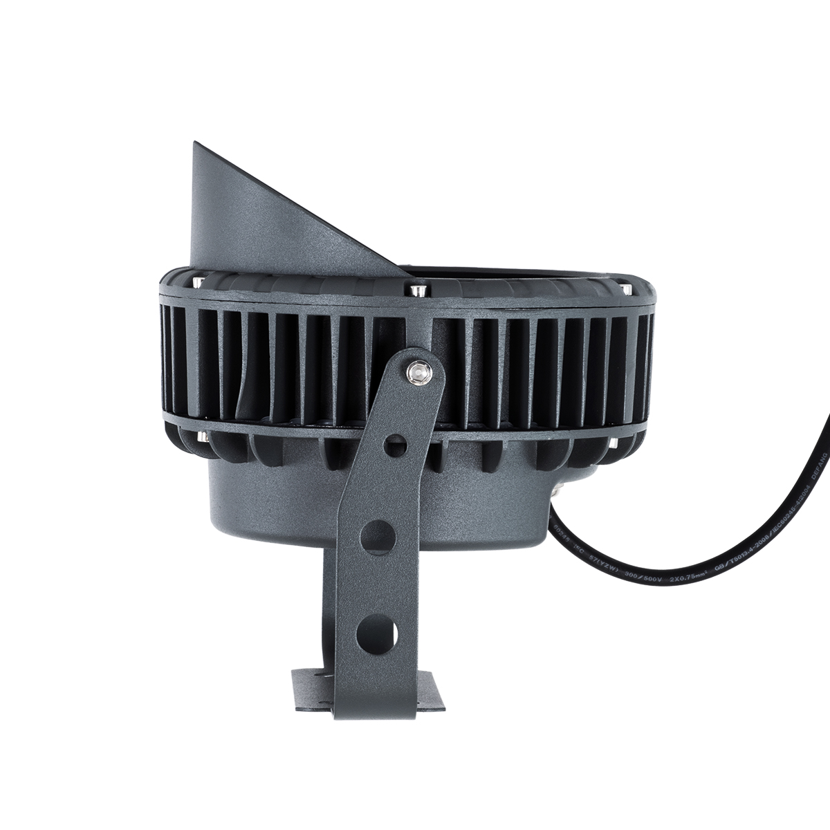 LEDTM® TREEVINA 90360 Φωτιστικό Σποτ με Αντιθαμβωτική Γρίλια για Φυτά - Δέντρα με Βάση Κήπου / Καρφωτό LED 24W 2640lm 10° DC 24V Αδιάβροχο IP65 Θερμό Λευκό 2700K Dimmable - Bridgelux SMD Chip - Γκρι Ανθρακί - Μ21.5 x Π18.3 x Υ14cm - 3 Χρόνια Εγγύηση - Image 5