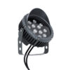 LEDTM® TREEVINA 90362 Φωτιστικό Σποτ με Αντιθαμβωτική Γρίλια για Φυτά - Δέντρα με Βάση Κήπου / Καρφωτό LED 24W 2040lm 10° DC 24V Αδιάβροχο IP65 Πολύχρωμο RGBW Dimmable DMX512 - Bridgelux SMD Chip - Γκρι Ανθρακί - Μ21.5 x Π18.3 x Υ14cm - 3 Χρόνια Εγγύηση - Image 4