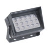 LEDTM® FLOODKAMY 90373 Προβολέας Σποτ Wall Washer με Αντιθαμβωτική Γρίλια LED 30W 3450lm 5° DC 24V Αδιάβροχο IP65 Φυσικό Λευκό 4500K Dimmable - Bridgelux SMD Chip - Γκρι Ανθρακί - Μ19.5 x Π10.7 x Υ9.5cm - 3 Χρόνια Εγγύηση - Image 3