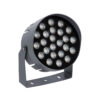 LEDTM® FLOODNIGMA 90377 Προβολέας Σποτ Wall Washer με Αντιθαμβωτική Γρίλια LED 24W 2040lm 30° DC 24V Αδιάβροχο IP65 Ultra Θερμό Λευκό 2200K Dimmable - Bridgelux SMD Chip - Γκρι Ανθρακί - Μ15 x Π15 x Υ9.1cm - 3 Χρόνια Εγγύηση - Image 3