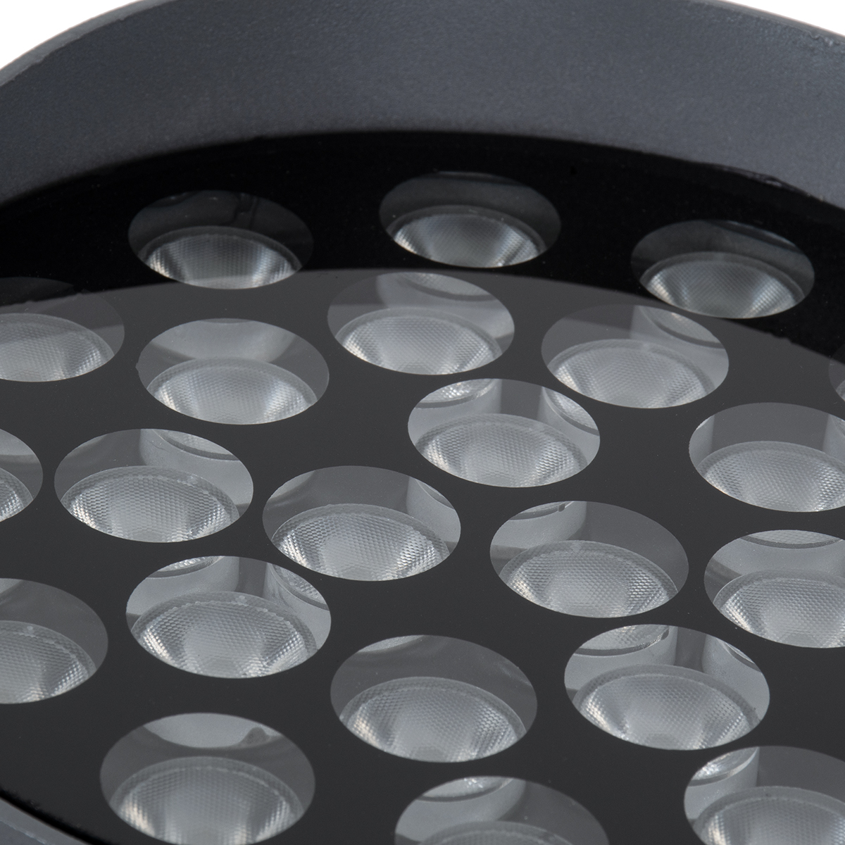 LEDTM® FLOODNIGMA 90377 Προβολέας Σποτ Wall Washer με Αντιθαμβωτική Γρίλια LED 24W 2040lm 30° DC 24V Αδιάβροχο IP65 Ultra Θερμό Λευκό 2200K Dimmable - Bridgelux SMD Chip - Γκρι Ανθρακί - Μ15 x Π15 x Υ9.1cm - 3 Χρόνια Εγγύηση - Image 9