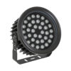 LEDTM® FLOODNEVA 90400 Προβολέας Σποτ Wall Washer LED 72W 6120lm 30° DC 24V Αδιάβροχο IP65 Πολύχρωμο RGBW Dimmable DMX512 - Bridgelux SMD Chip - Μαύρο - Μ24.5 x Π24.5 x Υ14.7cm - 3 Χρόνια Εγγύηση - Image 3