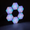 LEDTM® DIGIOCTA 90448 Σετ 6 Ψηφιακων LED RGB Φωτιστικών Κυψελών με Ψηφιακό Controller με WiFi Smart APP & Ασύρματο Χειριστήριο RF 2.4Ghz - LED SMD 5050 9W/Σετ 84PIXEL/Σετ 720lm/Σετ 120° DC 5V με USB 2.0 IP20 Πολύχρωμο RGB - Dimmable - Μ10.5 x Π10.5 x Υ3cm Ανά Κυψέλη - 2 Χρόνια Εγγύηση - Image 15