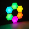 LEDTM® DIGIOCTA 90448 Σετ 6 Ψηφιακων LED RGB Φωτιστικών Κυψελών με Ψηφιακό Controller με WiFi Smart APP & Ασύρματο Χειριστήριο RF 2.4Ghz - LED SMD 5050 9W/Σετ 84PIXEL/Σετ 720lm/Σετ 120° DC 5V με USB 2.0 IP20 Πολύχρωμο RGB - Dimmable - Μ10.5 x Π10.5 x Υ3cm Ανά Κυψέλη - 2 Χρόνια Εγγύηση - Image 2