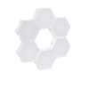 LEDTM® DIGIOCTA 90448 Σετ 6 Ψηφιακων LED RGB Φωτιστικών Κυψελών με Ψηφιακό Controller με WiFi Smart APP & Ασύρματο Χειριστήριο RF 2.4Ghz - LED SMD 5050 9W/Σετ 84PIXEL/Σετ 720lm/Σετ 120° DC 5V με USB 2.0 IP20 Πολύχρωμο RGB - Dimmable - Μ10.5 x Π10.5 x Υ3cm Ανά Κυψέλη - 2 Χρόνια Εγγύηση - Image 3