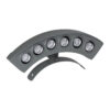 LEDTM® TREELIGHT-PLANTE 90459 Κυρτή Μπάρα Φωτισμού Wall Washer Ειδική για Φυτά - Δέντρα LED 6W 630lm 15° DC 24V Αδιάβροχο IP67 Μ18 x Π3.7 x Υ7.5cm RGBW DMX512 - Γκρι Ανθρακί - 3 Years Warranty - Image 3