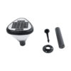 LEDTM® SOLARMIS 90521 Φωτιστικό Κολωνάκι Κήπου LED 10W 180lm 120° με Ενσωματωμένο Φωτοβολταϊκό Panel 6V 5W & Επαναφορτιζόμενη Μπαταρία Li-ion 3.2V 6000mAh με Αισθητήρα Ημέρας-Νύχτας Αδιάβροχο IP65 Ψυχρό Λευκό 6000K - Μαύρο - Μ26 x Π26 x Υ60cm - 2 Χρόνια Εγγύηση - Image 11