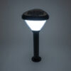 LEDTM® SOLARMIS 90521 Φωτιστικό Κολωνάκι Κήπου LED 10W 180lm 120° με Ενσωματωμένο Φωτοβολταϊκό Panel 6V 5W & Επαναφορτιζόμενη Μπαταρία Li-ion 3.2V 6000mAh με Αισθητήρα Ημέρας-Νύχτας Αδιάβροχο IP65 Ψυχρό Λευκό 6000K - Μαύρο - Μ26 x Π26 x Υ60cm - 2 Χρόνια Εγγύηση - Image 12