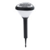 LEDTM® SOLARMIS 90521 Φωτιστικό Κολωνάκι Κήπου LED 10W 180lm 120° με Ενσωματωμένο Φωτοβολταϊκό Panel 6V 5W & Επαναφορτιζόμενη Μπαταρία Li-ion 3.2V 6000mAh με Αισθητήρα Ημέρας-Νύχτας Αδιάβροχο IP65 Ψυχρό Λευκό 6000K - Μαύρο - Μ26 x Π26 x Υ60cm - 2 Χρόνια Εγγύηση - Image 3