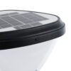 LEDTM® SOLARMIS 90521 Φωτιστικό Κολωνάκι Κήπου LED 10W 180lm 120° με Ενσωματωμένο Φωτοβολταϊκό Panel 6V 5W & Επαναφορτιζόμενη Μπαταρία Li-ion 3.2V 6000mAh με Αισθητήρα Ημέρας-Νύχτας Αδιάβροχο IP65 Ψυχρό Λευκό 6000K - Μαύρο - Μ26 x Π26 x Υ60cm - 2 Χρόνια Εγγύηση - Image 7