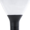 LEDTM® SOLARMIS 90521 Φωτιστικό Κολωνάκι Κήπου LED 10W 180lm 120° με Ενσωματωμένο Φωτοβολταϊκό Panel 6V 5W & Επαναφορτιζόμενη Μπαταρία Li-ion 3.2V 6000mAh με Αισθητήρα Ημέρας-Νύχτας Αδιάβροχο IP65 Ψυχρό Λευκό 6000K - Μαύρο - Μ26 x Π26 x Υ60cm - 2 Χρόνια Εγγύηση - Image 9