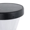 LEDTM® SOLARDIS 90523 Φωτιστικό Κολωνάκι Κήπου LED 10W 180lm 120° με Ενσωματωμένο Φωτοβολταϊκό Panel 6V 5W & Επαναφορτιζόμενη Μπαταρία Li-ion 3.2V 6000mAh με Αισθητήρα Ημέρας-Νύχτας Αδιάβροχο IP65 Ψυχρό Λευκό 6000K - Μαύρο - Μ24 x Π24 x Υ88cm - 2 Χρόνια Εγγύηση - Image 6