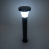 LEDTM® SOLARDIS 90523 Φωτιστικό Κολωνάκι Κήπου LED 10W 180lm 120° με Ενσωματωμένο Φωτοβολταϊκό Panel 6V 5W & Επαναφορτιζόμενη Μπαταρία Li-ion 3.2V 6000mAh με Αισθητήρα Ημέρας-Νύχτας Αδιάβροχο IP65 Ψυχρό Λευκό 6000K - Μαύρο - Μ24 x Π24 x Υ88cm - 2 Χρόνια Εγγύηση - Image 10