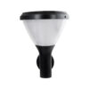 LEDTM® NATURE 90526 Φωτιστικό Κολωνάκι Κήπου LED 10W 330lm 120° με Ενσωματωμένο Φωτοβολταϊκό Panel 6V 2W & Επαναφορτιζόμενη Μπαταρία Li-ion 3.2V 1800mAh με Αισθητήρα Ημέρας-Νύχτας Αδιάβροχο IP65 Ψυχρό Λευκό 6000K - Γκρι Ανθρακί - Μ26 x Π29 x Υ36cm - 2 Χρόνια Εγγύηση - Image 4