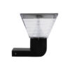 LEDTM® GRACIOUS 90529 Μοντέρνο Φωτιστικό Τοίχου - Απλίκα LED 10W 500lm 120° με Ενσωματωμένο Φωτοβολταϊκό Panel 6V 2W & Επαναφορτιζόμενη Μπαταρία Li-ion 3.2V 1800mAh με Αισθητήρα Ημέρας-Νύχτας Αδιάβροχο IP65 Ρυθμιζόμενο Λευκό CCT με Διακόπτη στο Σώμα 2700K/4500K/6000K - Sanan SMD Chip - Γκρι Ανθρακί - Μ29 x Π24 x Υ24cm - 2 Χρόνια Εγγύηση - Image 3