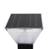 LEDTM® GRACIOUS 90529 Μοντέρνο Φωτιστικό Τοίχου - Απλίκα LED 10W 500lm 120° με Ενσωματωμένο Φωτοβολταϊκό Panel 6V 2W & Επαναφορτιζόμενη Μπαταρία Li-ion 3.2V 1800mAh με Αισθητήρα Ημέρας-Νύχτας Αδιάβροχο IP65 Ρυθμιζόμενο Λευκό CCT με Διακόπτη στο Σώμα 2700K/4500K/6000K - Sanan SMD Chip - Γκρι Ανθρακί - Μ29 x Π24 x Υ24cm - 2 Χρόνια Εγγύηση - Image 7