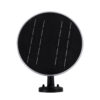 LEDTM® VEGGIE 90530 Μοντέρνο Φωτιστικό Τοίχου - Απλίκα LED 10W 330lm 120° με Ενσωματωμένο Φωτοβολταϊκό Panel 6V 2W & Επαναφορτιζόμενη Μπαταρία Li-ion 3.2V 1800mAh με Αισθητήρα Ημέρας-Νύχτας Αδιάβροχο IP65 Ψυχρό Λευκό 6000K - Μαύρο- Μ23 x Π30 x Υ25cm - 2 Χρόνια Εγγύηση - Image 7