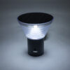 LEDTM® VEGGIE 90530 Μοντέρνο Φωτιστικό Τοίχου - Απλίκα LED 10W 330lm 120° με Ενσωματωμένο Φωτοβολταϊκό Panel 6V 2W & Επαναφορτιζόμενη Μπαταρία Li-ion 3.2V 1800mAh με Αισθητήρα Ημέρας-Νύχτας Αδιάβροχο IP65 Ψυχρό Λευκό 6000K - Μαύρο- Μ23 x Π30 x Υ25cm - 2 Χρόνια Εγγύηση - Image 10