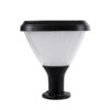 LEDTM® NATURE 90532 Φωτιστικό Κολωνάκι Κήπου LED 10W 500lm 120° DC 5V με Ενσωματωμένο Φωτοβολταϊκό Panel 6V 2W & Επαναφορτιζόμενη Μπαταρία Li-ion 3.2V 8000mAh με Αισθητήρα Ημέρας-Νύχτας Αδιάβροχο IP65 Ψυχρό Λευκό 6000K - Sanan SMD Chip - Γκρι Ανθρακί Ματ - Μ26 x Π26 x Υ30cm - 2 Χρόνια Εγγύηση - Image 3