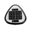 LEDTM® NATURE 90532 Φωτιστικό Κολωνάκι Κήπου LED 10W 500lm 120° DC 5V με Ενσωματωμένο Φωτοβολταϊκό Panel 6V 2W & Επαναφορτιζόμενη Μπαταρία Li-ion 3.2V 8000mAh με Αισθητήρα Ημέρας-Νύχτας Αδιάβροχο IP65 Ψυχρό Λευκό 6000K - Sanan SMD Chip - Γκρι Ανθρακί Ματ - Μ26 x Π26 x Υ30cm - 2 Χρόνια Εγγύηση - Image 4