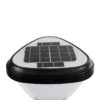 LEDTM® NATURE 90532 Φωτιστικό Κολωνάκι Κήπου LED 10W 500lm 120° DC 5V με Ενσωματωμένο Φωτοβολταϊκό Panel 6V 2W & Επαναφορτιζόμενη Μπαταρία Li-ion 3.2V 8000mAh με Αισθητήρα Ημέρας-Νύχτας Αδιάβροχο IP65 Ψυχρό Λευκό 6000K - Sanan SMD Chip - Γκρι Ανθρακί Ματ - Μ26 x Π26 x Υ30cm - 2 Χρόνια Εγγύηση - Image 5
