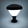LEDTM® NATURE 90532 Φωτιστικό Κολωνάκι Κήπου LED 10W 500lm 120° DC 5V με Ενσωματωμένο Φωτοβολταϊκό Panel 6V 2W & Επαναφορτιζόμενη Μπαταρία Li-ion 3.2V 8000mAh με Αισθητήρα Ημέρας-Νύχτας Αδιάβροχο IP65 Ψυχρό Λευκό 6000K - Sanan SMD Chip - Γκρι Ανθρακί Ματ - Μ26 x Π26 x Υ30cm - 2 Χρόνια Εγγύηση - Image 8